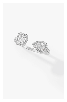 My Twin Toi &amp; Moi Ring in White Gold