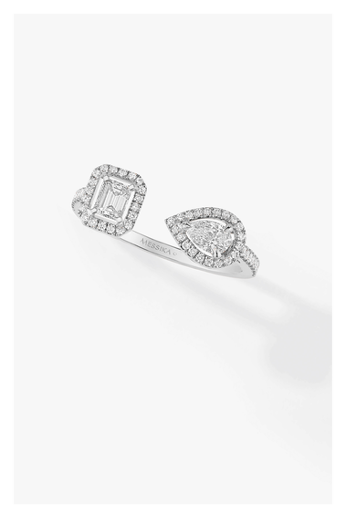 My Twin Toi &amp; Moi Ring in White Gold