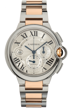 Ballon Bleu Chronograph Rose Gold and Stainless Steel Automatic