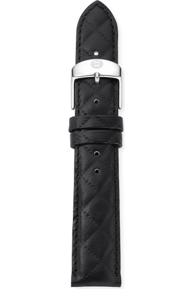 18MM Quilted Leather Strap