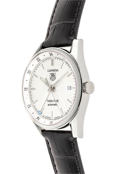 Carrera Twin Time Stainless Steel Automatic