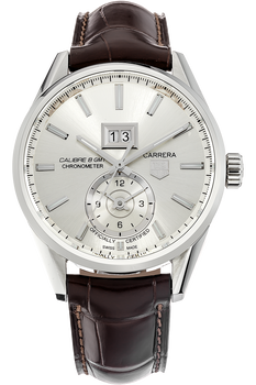 Carrera Calibre 8 GMT Stainless Steel Automatic