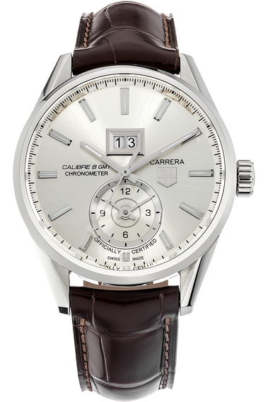 Carrera Calibre 8 GMT Stainless Steel Automatic
