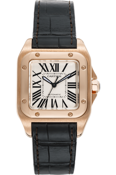 Santos 100 Rose Gold Automatic