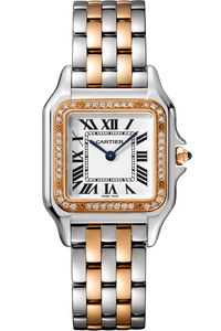 Panthère de Cartier, Rose Gold & Steel, Medium