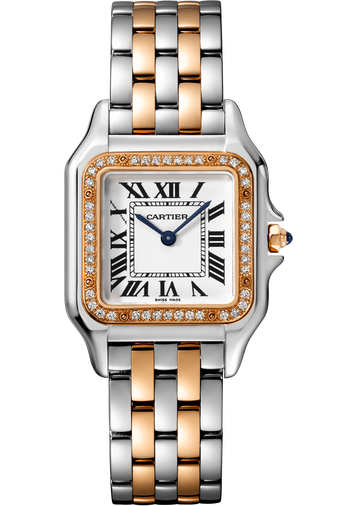 Panthère de Cartier, Rose Gold & Steel, Medium