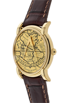 Mercator &quot;The Americas&quot; Yellow Gold Automatic