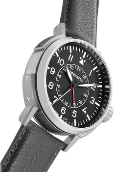 TNY 44mm Aviator GMT in Stainless Steel