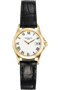 Calatrava Reference 4906 Yellow Gold Quartz