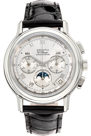 El Primero Chronomaster Moon Phase Stainless Steel Automatic