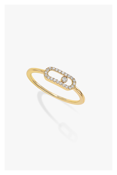 Move Uno Ring in Yellow Gold Size 54
