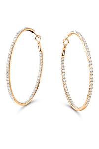 Classics Diamond Hoops