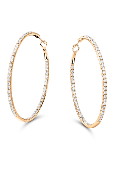 Classics Diamond Hoops