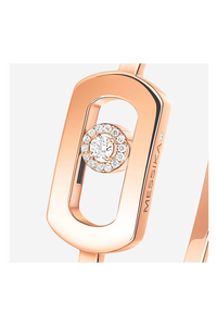 So Move Bangle in Pink Gold Size M