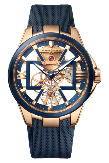 Blast Skeleton X 42mm Rose Gold