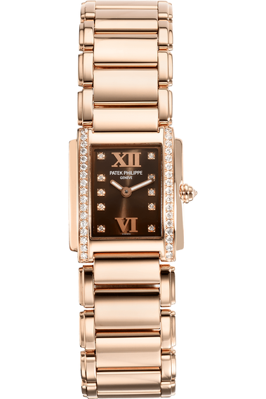 Twenty-4 Reference 4908 Rose Gold Quartz