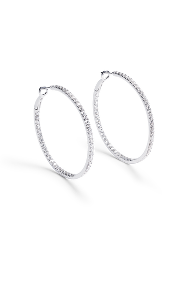 Classics Diamond Hoops