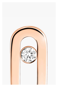 Move Uno Stud Earrings in Pink Gold