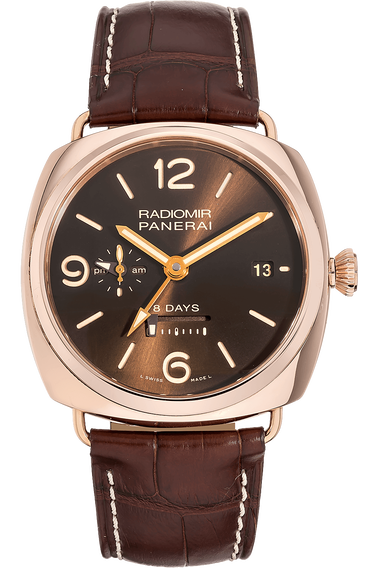 Radiomir 8 Days GMT Special Edition Rose Gold Manual