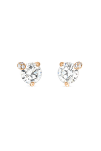 Peekaboo Diamond Ear Studs