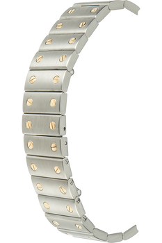 Santos Galbee Yellow Gold and Stainless Steel Automatic