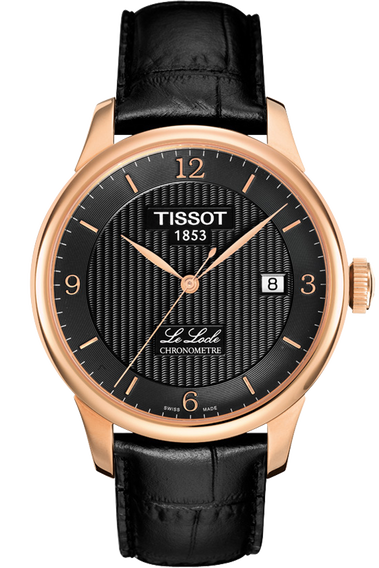 Tissot Men s Le Locle Automatic COSC Black PVD Classic T0064083605700