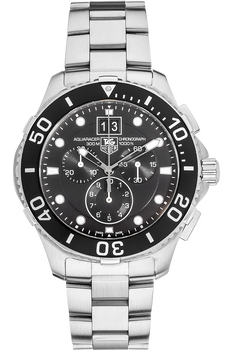 Aquaracer Big Date Chronograph Stainless Steel Quartz