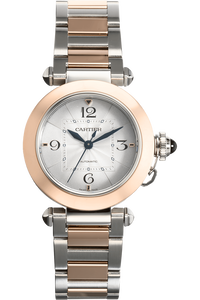 Pasha de Cartier Rose Gold and Stainless Steel Automatic