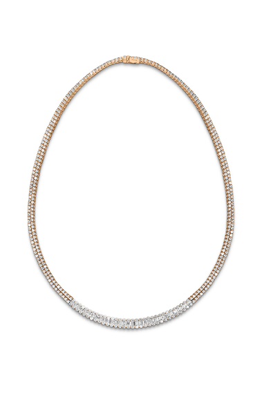 Baguette Love Necklace 