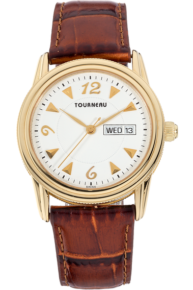 Pre Owned Tourneau Presidio Yellow Gold Quartz