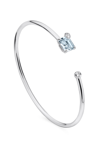 Peekaboo Aquamarine Bracelet