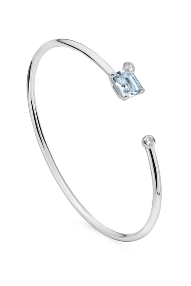 Peekaboo Aquamarine Bracelet