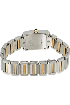 Tank Francaise Yellow Gold and Stainless Steel Quartz