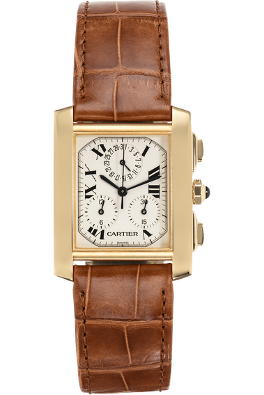 Tank Francaise Chronograph Yellow Gold Quartz