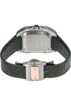 Santos 100 Rose Gold and Stainless Steel Automatic