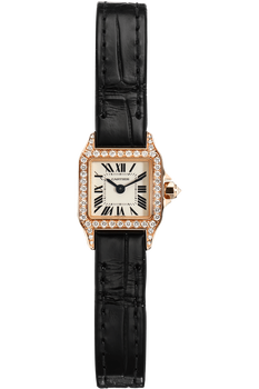 Santos Demoiselle Mini Rose Gold Quartz