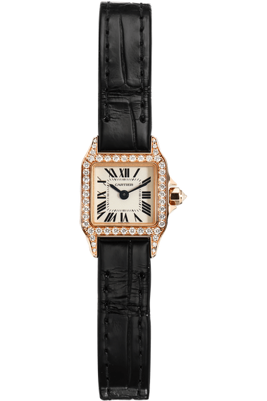 Santos Demoiselle Mini Rose Gold Quartz