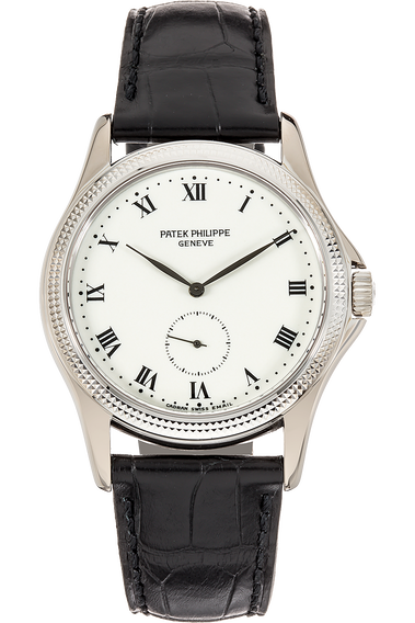 Calatrava Reference 5115 White Gold Manual