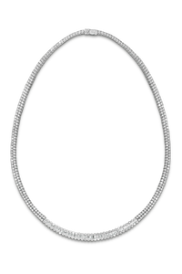 Baguette Love Necklace 9.62 ct.