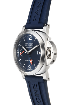 Luminor Quaranta BiTempo Luna Rossa Stainless Steel Automatic