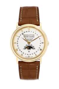 Villeret Triple Calendar Moonphase Yellow Gold Automatic