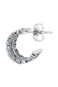 Classic Diamond Icon Midi Hoops