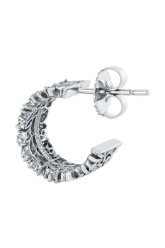 Classic Diamond Icon Midi Hoops