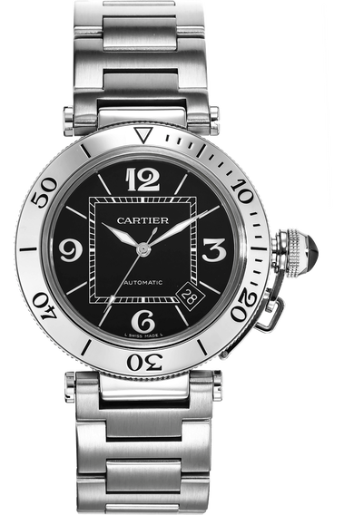 Cartier pasha black hot sale
