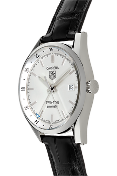Carrera Twin Time Stainless Steel Automatic