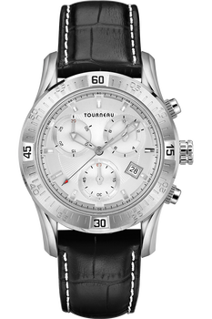 Men&#39;s Steel Silver/Silver Dial Strap