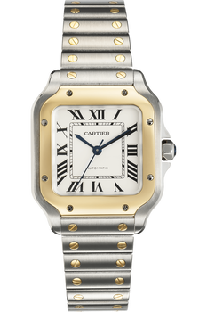 Santos de Cartier Yellow Gold and Stainless Steel Automatic