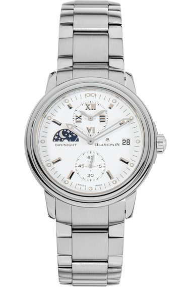 Leman Double Time Zone Stainless Steel Automatic