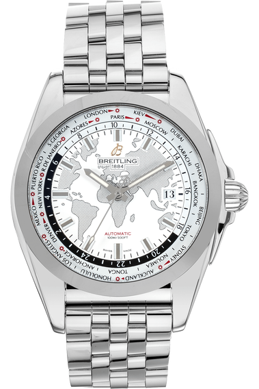 Breitling world map discount watch