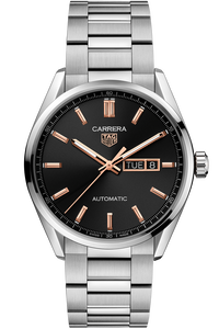 Carrera Calibre 5 Automatic Black Steel Watch